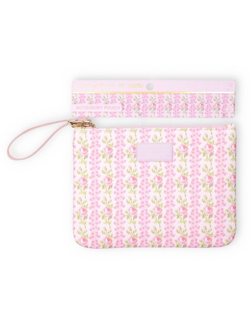 Love shack fancy Target pencil case bag with strap strawberry macaron in hand